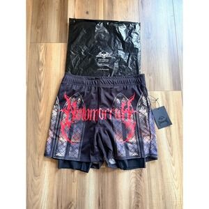 Civil Regime x No Tomorrow Sacrifice Hades Mesh Shorts Men's Medium NWT